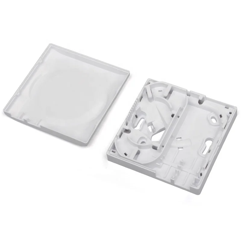 FP-86 Fast delivery 86 type 2 core desktop small ftth roset , SC fiber optic wall terminal box