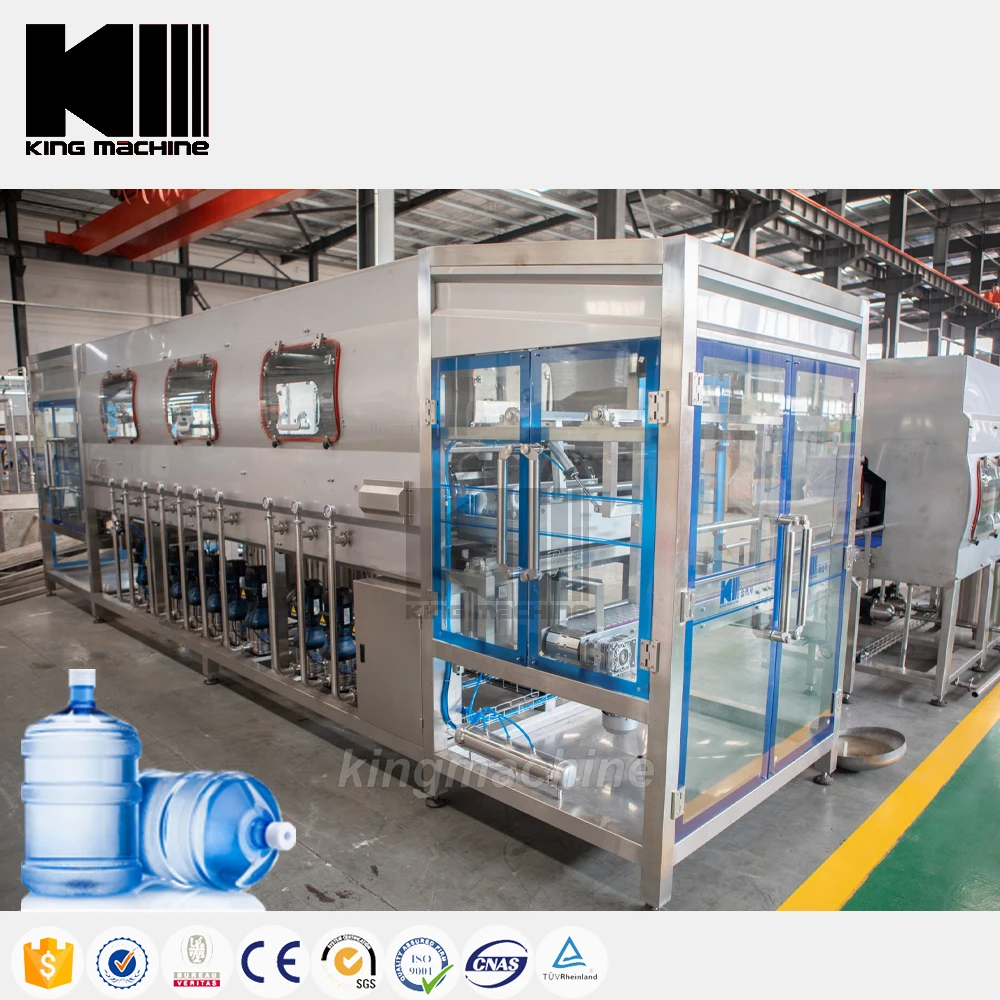 Automatic Distilled 20 Liters Bottle Mineral Water Filling Machine for 5 Gallon bottling Line