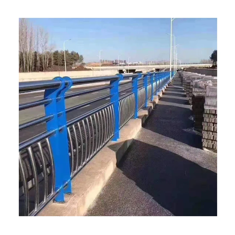 Best sale staircase 304 stainless steel handrail balcony railing column Bridge guardrail