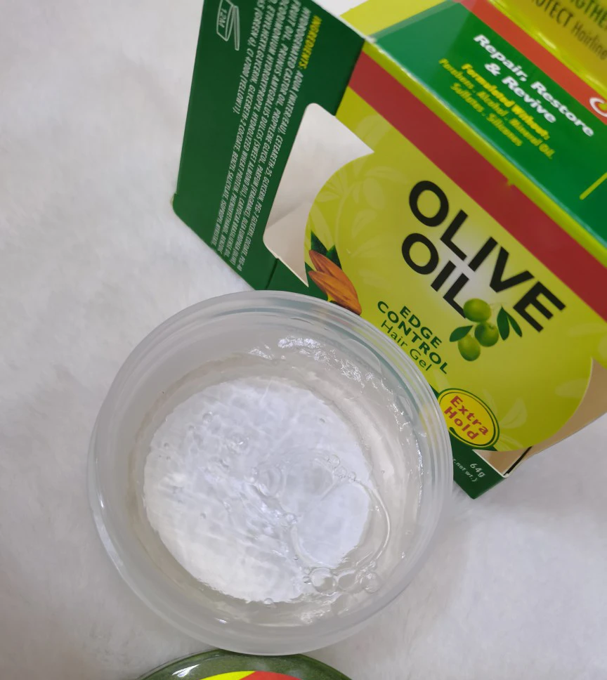 Olive Oil Hair Products Edge Styling Wax Hair Moisturizing Edge Control Gel Durable Setting Gel