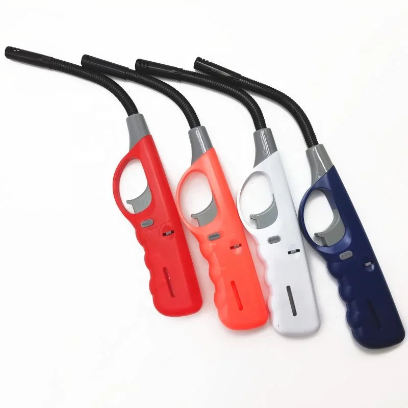 JZDD-220F Wholesale Cheap Butane Jet Flame Torch Kitchen Colour Windproof Refillable Lighter for BBQ and Tobacco Use