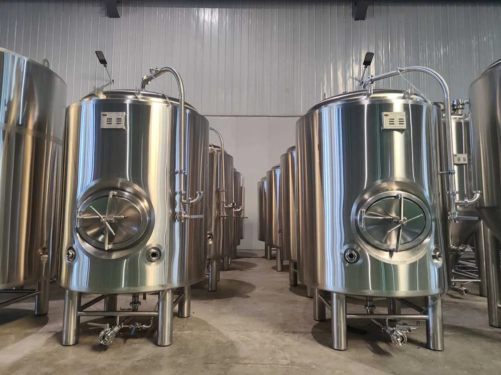 8bbl 4-vessels turnkey tested micro brewery equipments with automatic control