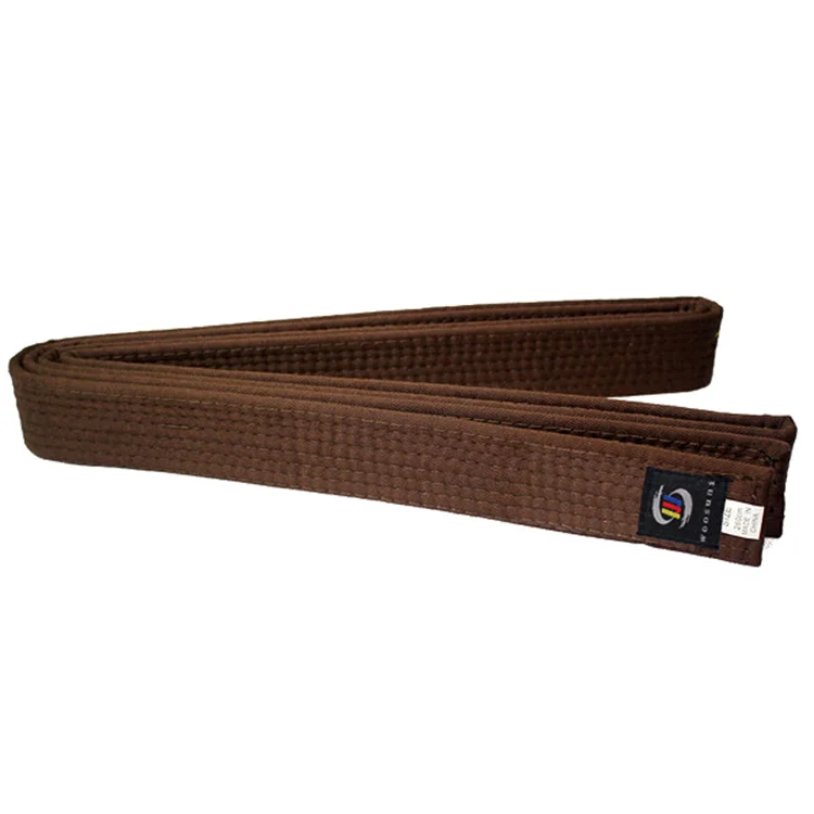 Woosung wholesale cheap custom logo durable high quality taekwondo belts