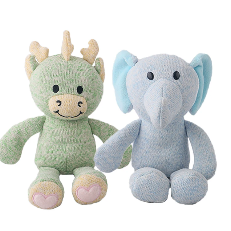 D KING Stuffed Animal Toys Plush Custom Knitted Snake Plush Toy