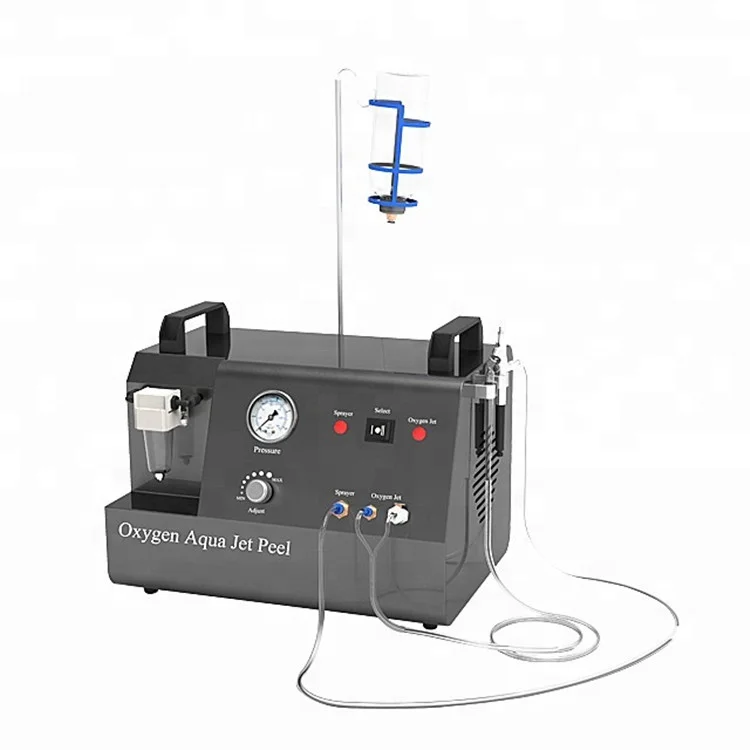 2 In 1 Aqua Peel Oxygen Jet and Oxygen Spray Facial Machine for Skin Rejuvenation