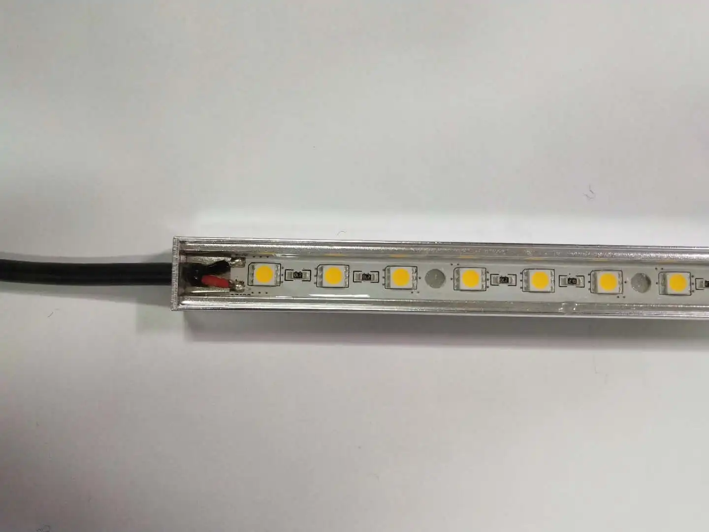 Aluminium Profile LED Light Bar SMD 5050 12V 14.4W 7.2W Waterproof IP68 RGB Hard LED Strip Light