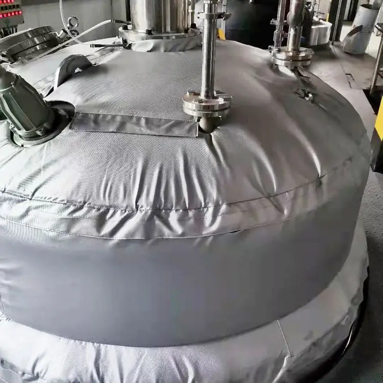 removable fiberglass sleeve glass fiber silicone jacket for high temperature equipment