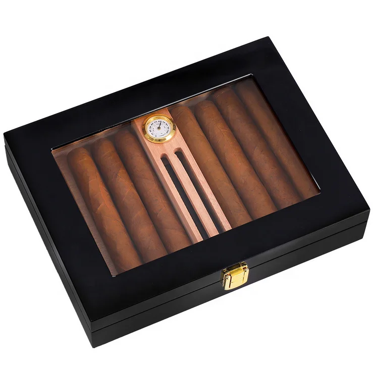 Лидер продаж настольный Контейнер Для Хранения Сигар с увлажнителем