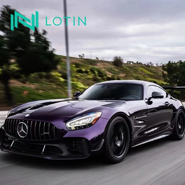 Paint Metal Midnight Purple Color Changing Auto Vinil Sticker Film Vinyl Wrapping Foil Paper Car Vinyl Wrap