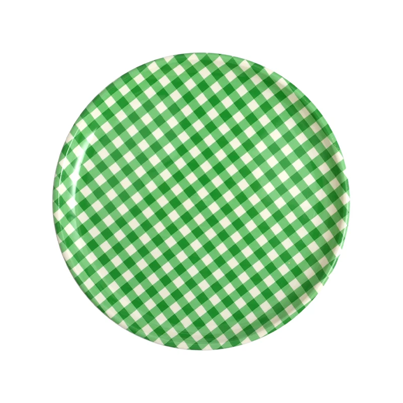 Custom Plastic Plate Full Printing Cutlery Plate/Dishes