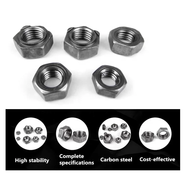 Din928 Din929 Stainless Steel Galvanized Hex Weld Nut