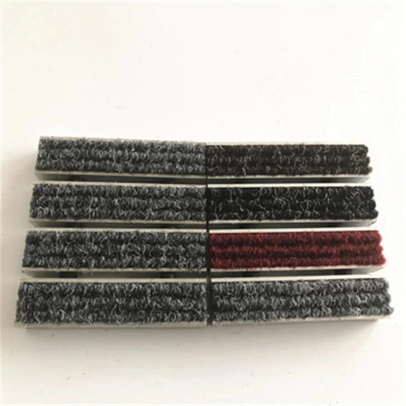 Durable AntiSlip Outdoor Entrance Carpet Aluminium Doormat Groove System Dirt Removal Aluminum Entrance Floor Doormat for Hotel