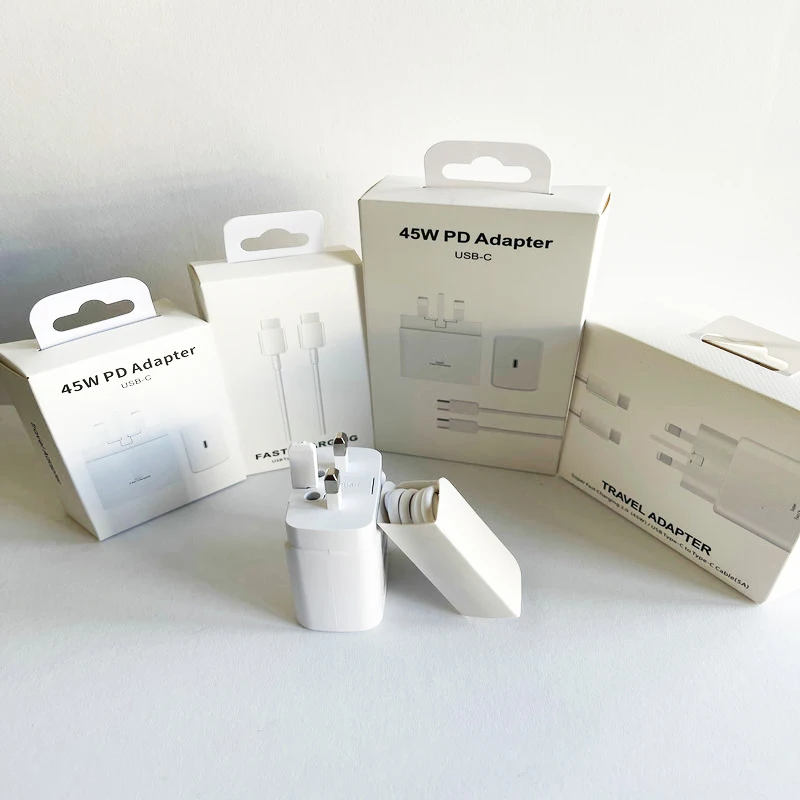 USB Type-C Adapter Fast Charging PD 25W 45W Super Fast Type C Chargers for Samsung S21 Plus S22 TA800 TA845 USB-C Power Adaptor