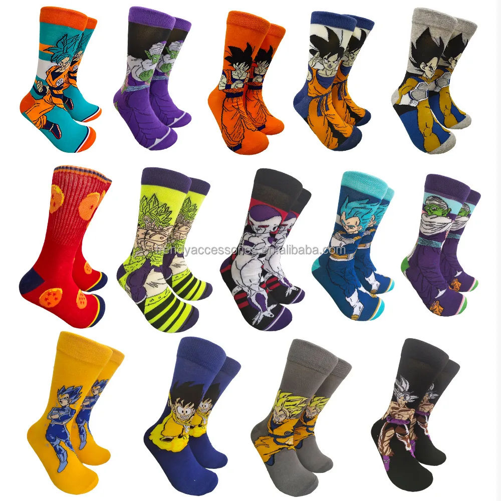Superhero Anime Winter Socks New Cartoon Hot Sale Novelty Marvel comic character funny 3D socks