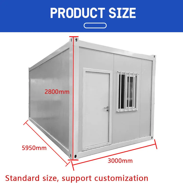 WinFair Office building 20Ft Ready Made Modular Multistory Detachable Prefabricated Home Container House