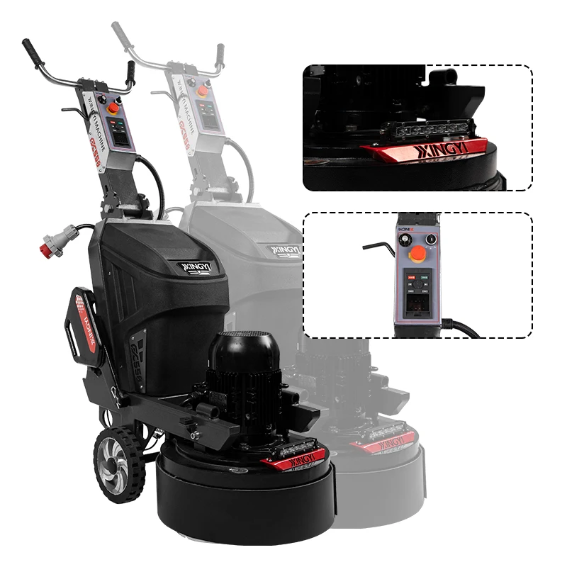 XINGYI GX550 Hot Selling Labor Saving Walk-Behind Control Epoxy Removal Concrete Floor Polishing Machine