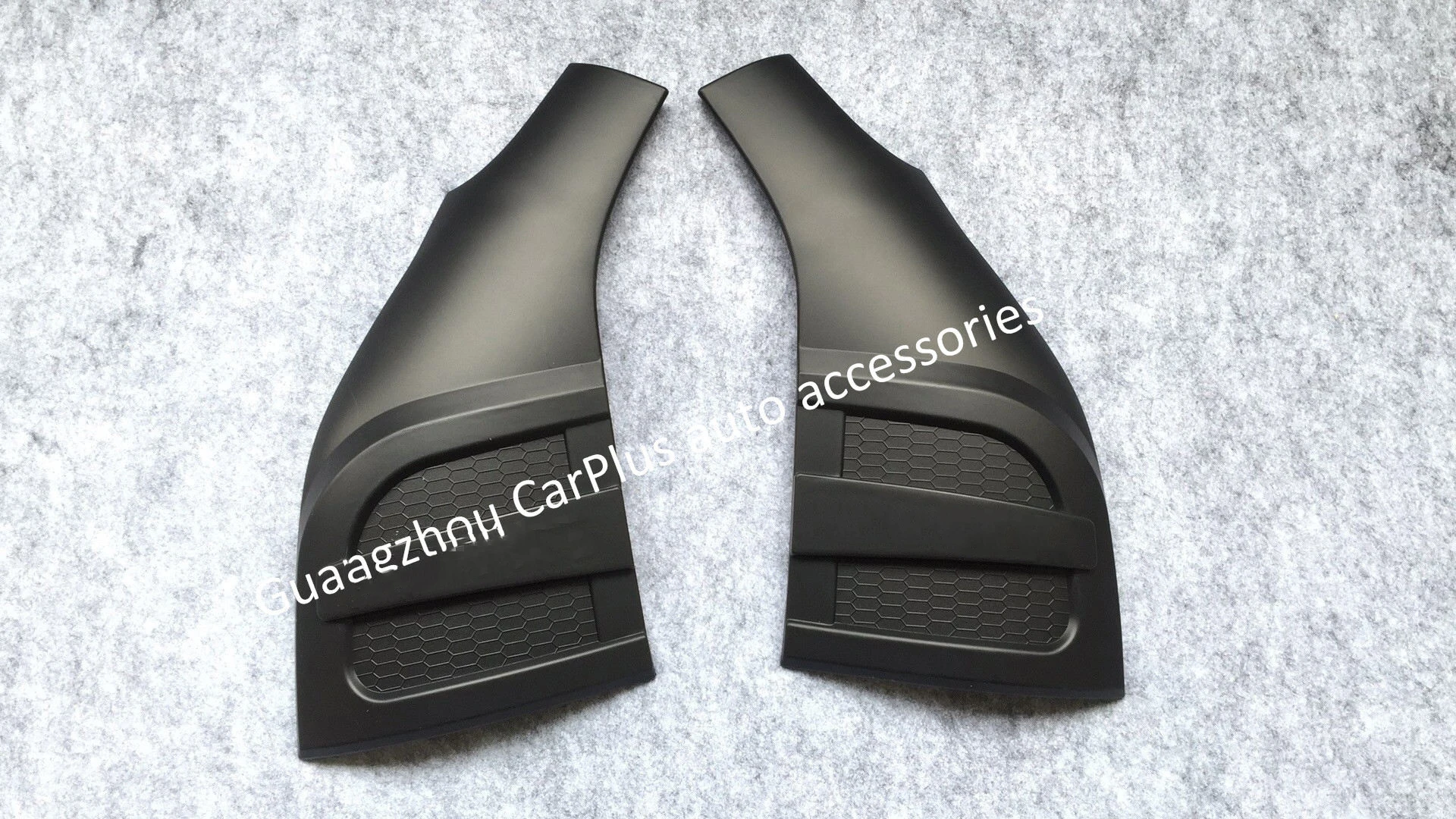 car accessories body parts front window triangle cover accessories black color  for hiace 2005-2008-2018