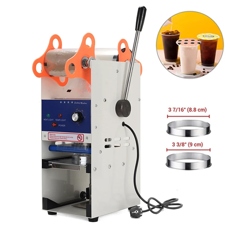 Low price handheld hand pressing manual cup sealing machine sealer commercial for 500 ml 16oz 20oz 24oz 32oz 16 20 24 32 oz cup