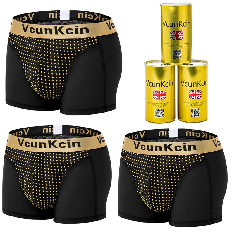 30 поколение, медицинские анионные магнитные терапевтические материалы, баночка, хлопковое нижнее белье, бесшовные боксеры, трусы для мужчин