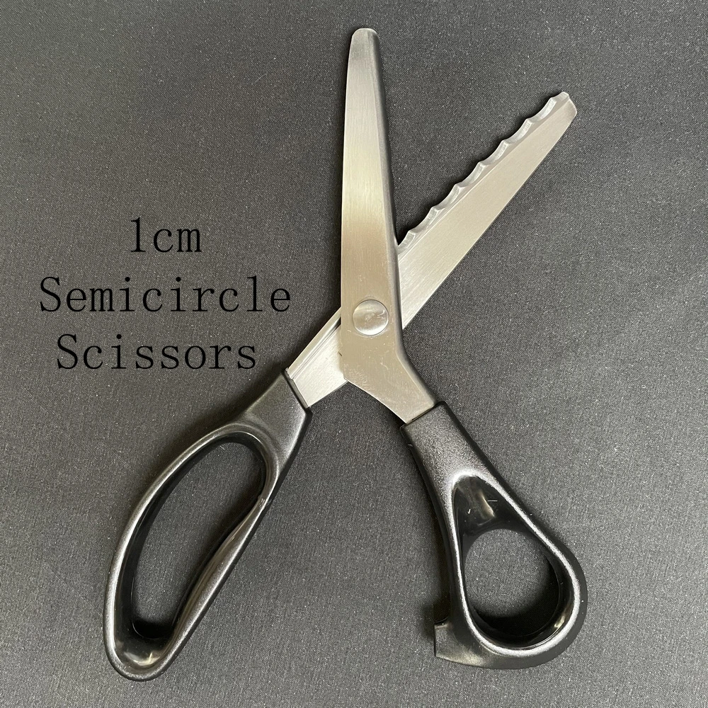 Pinking Shears Fabric Crafts Professional Handheld Dressmaking Zig Zag Sewing Scissors Tailor Fabric Shear