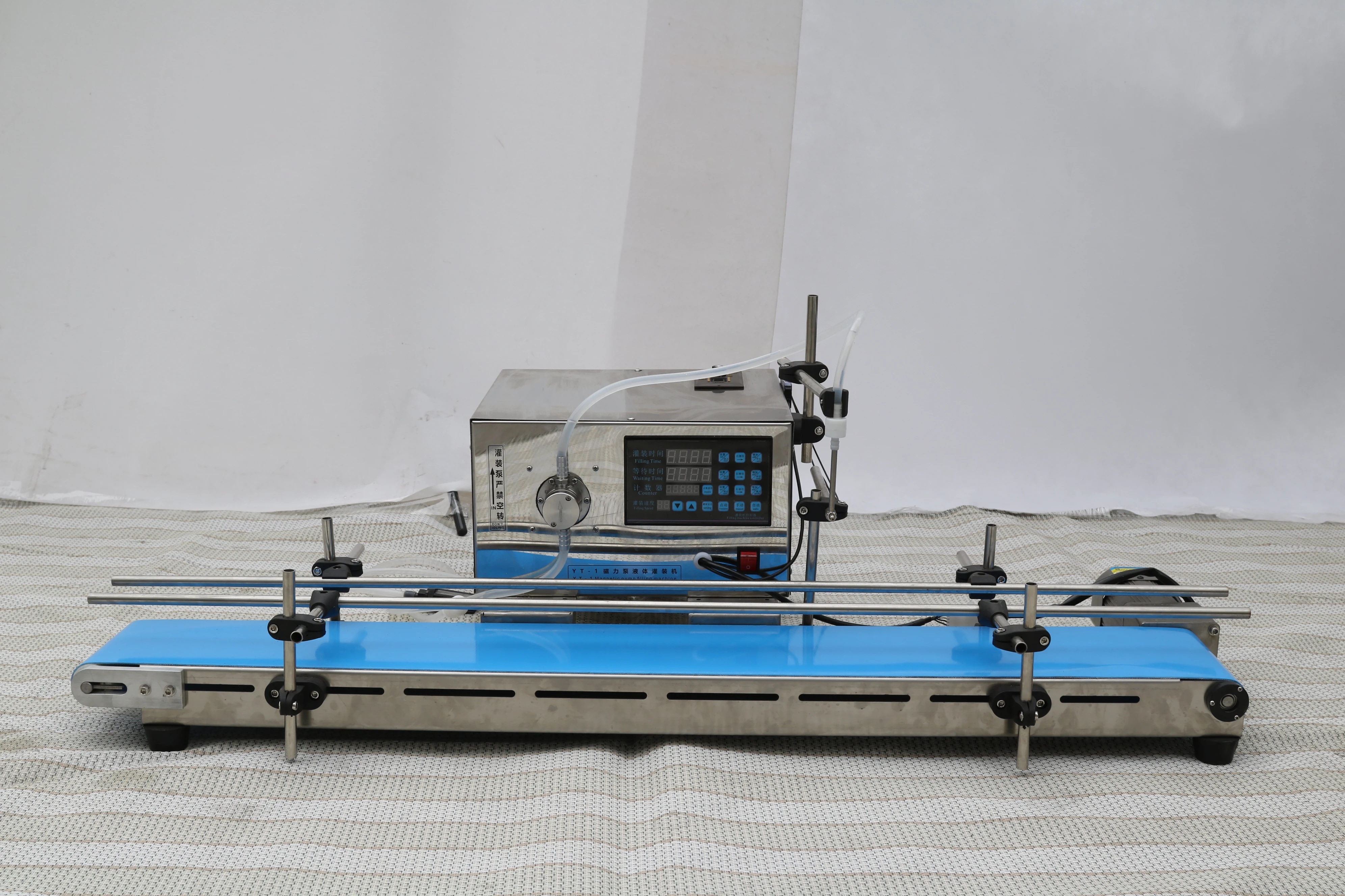 DOVOLL  full-automatic  Magnetic Pump Dropper Bottle Rotary anti-corrosion acid alkaline Liquid Filling  Machine Line