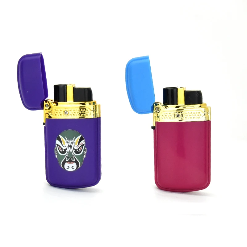 New design fashion refillable cigarette windproof lighter
