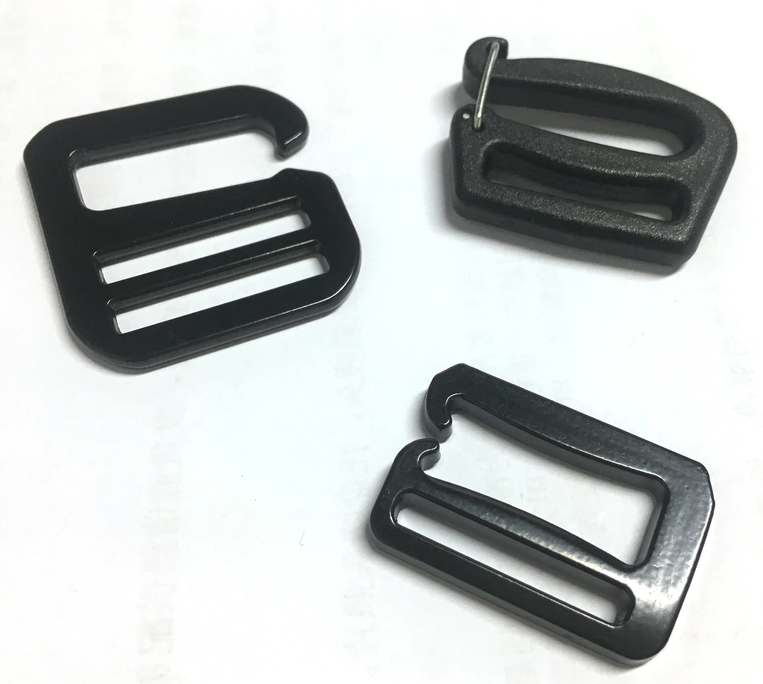  Metal Webbing G Hook Buckle Curve Shape Aluminum