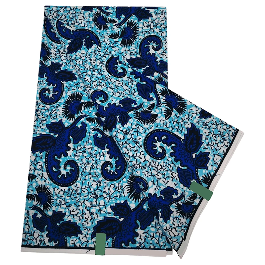 Factory Custom New Arrival Spot Wholesale Batik Printed Textile Fabric 100% Cotton Wax Textile Ankara Super Printed Wax Fabric
