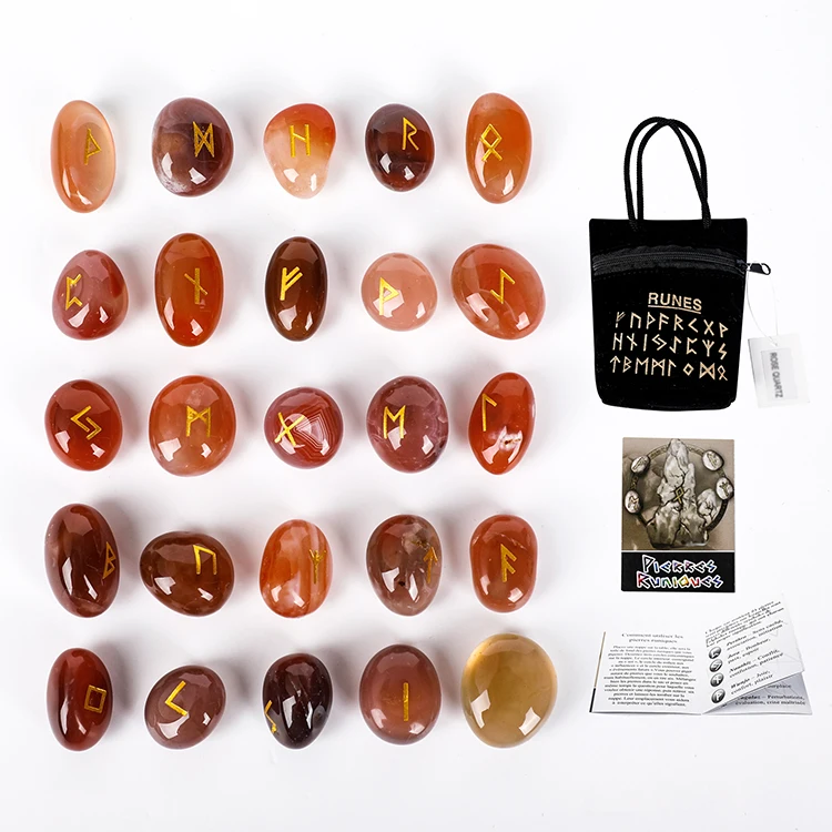 Yase, оптовая продажа, сердолический Агат, рунические камни Lunewen, угадающий богатство, лечебные камни