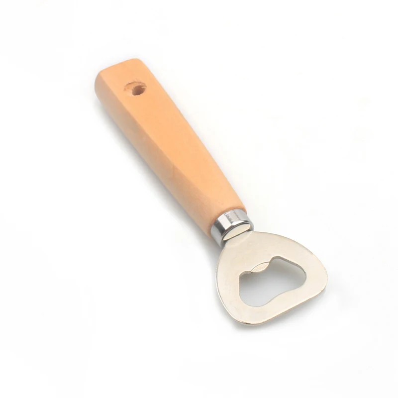 Wood Handle Handheld Bartender Bottle Opener Wine Beer Soda Glass Bottle Opener Kitchen Bar tools