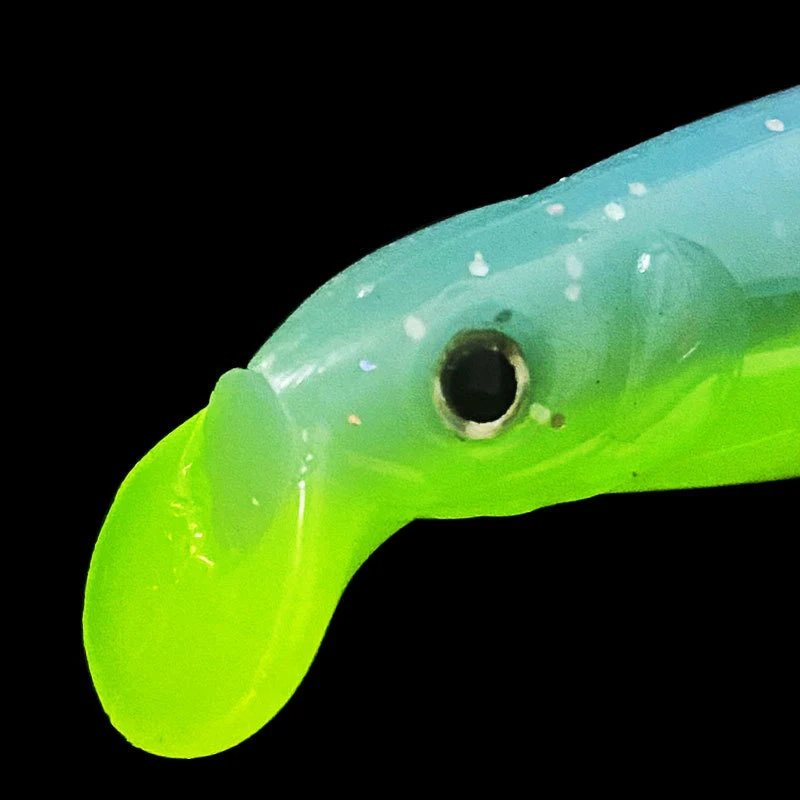 WEIHE 8cm/10cm/13cm/15cm 7colors artificial pvc fishing bait soft fishing lure minnow shape swimbait for casting