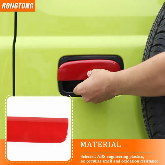New Exterior Accessories ABS Car Rear Door Handle Cover Trim for Suzuki Jimny 2019+