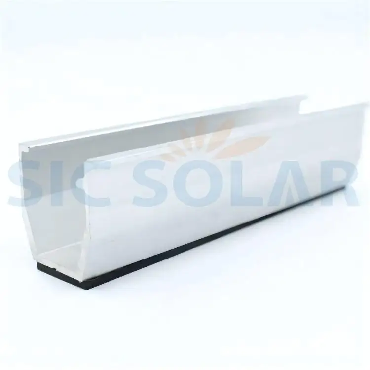 U channel solar panel mounting rails Aluminum Racking Roof Solar Panel Mounting System Solar Mini Rail