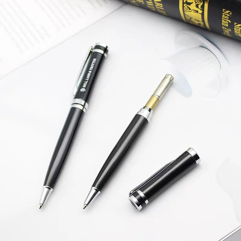 Wholesale Luxury Promotion Business Metal Ball Pen with custom logo engraved Office Supplies Metal Ballpoint pen