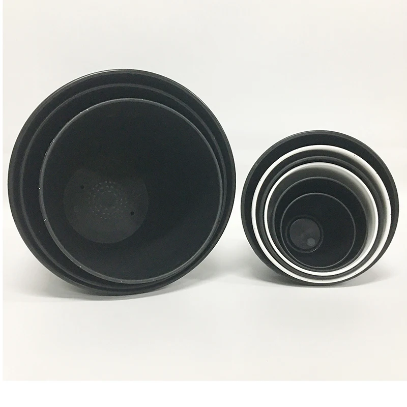 4-inch Smart Home Plastic Round Outdoor Bonsai Pots Garden and Decoration Flower Small Size Design with CM Carton
