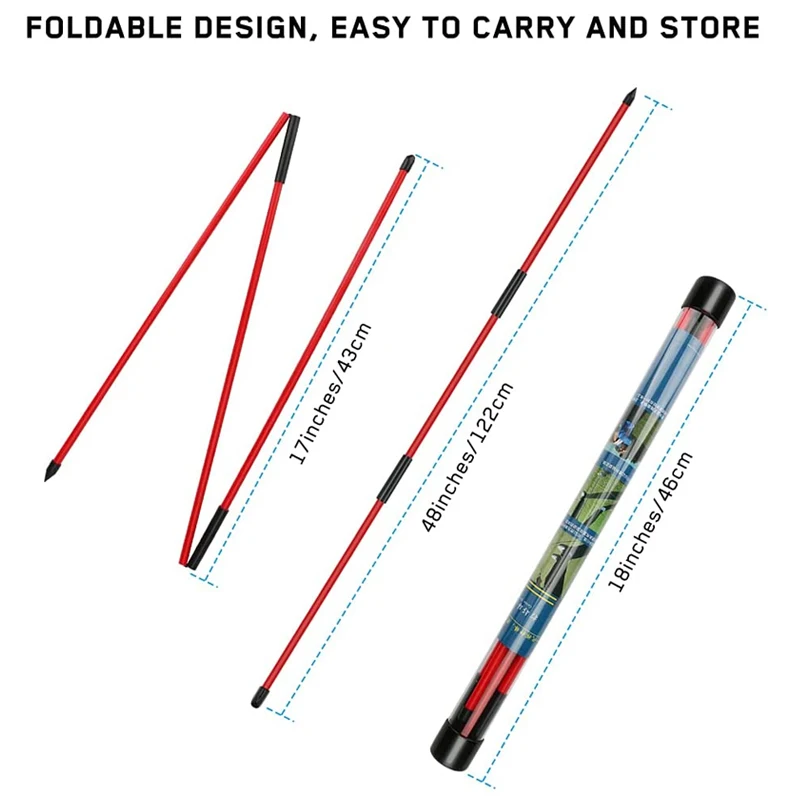 Hot Sale Customized Logo Mini Golf Swing Trainer Golf Accessories Alignment Sticks Foldable