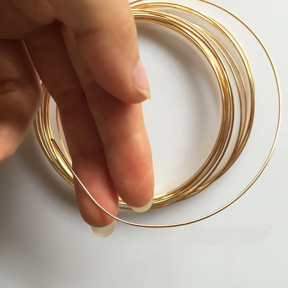 Hot Sale 14K Gold Filled Wire for Jewelry Making Bracelet Necklace Earring Findings
