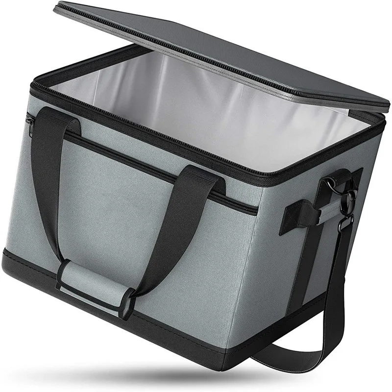 Folding ice bag  large-capacity ice bag camping picnic insulation bag