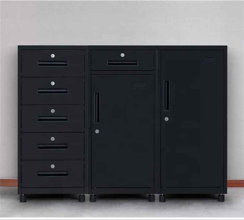 Metal locker factory cheap price for sale black steel living room cabinets with lock office multi drawer office file cabinet