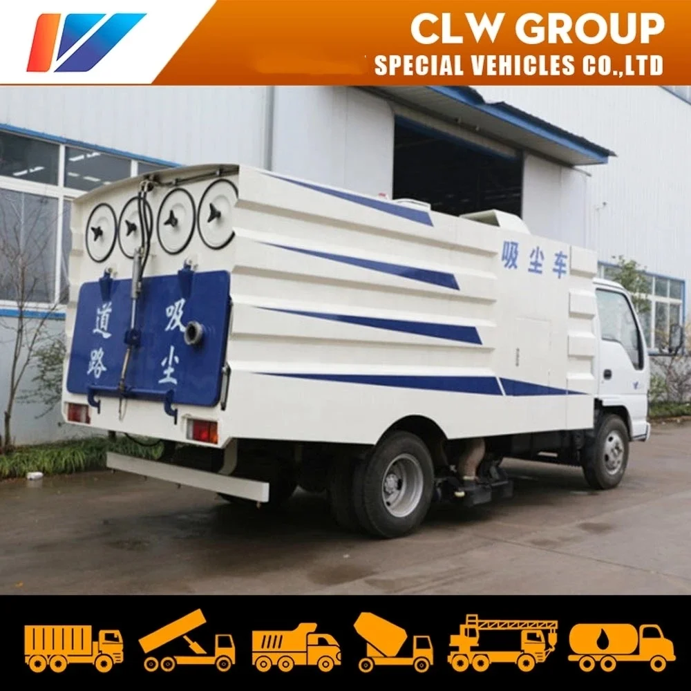 Japanese Brand mini street sweeper High Efficiency Coal Ash Copper Mine Dust Vacuum Suction Cleaner Truck for sale