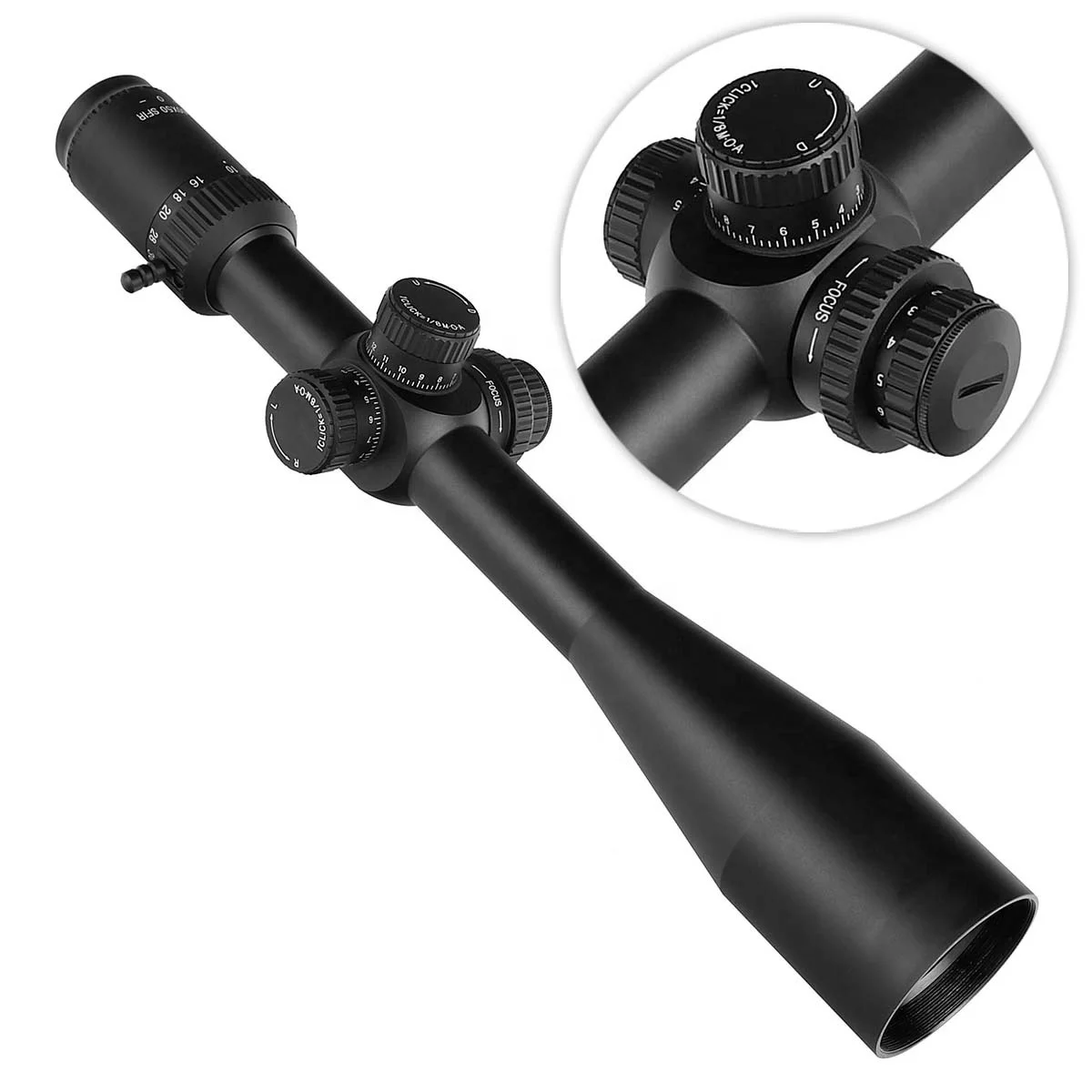 YSC OEM New Arrivals 10-60X50 SFIR Scope Long Range Side Focus Scope 1/8 Click Value Optic Sights