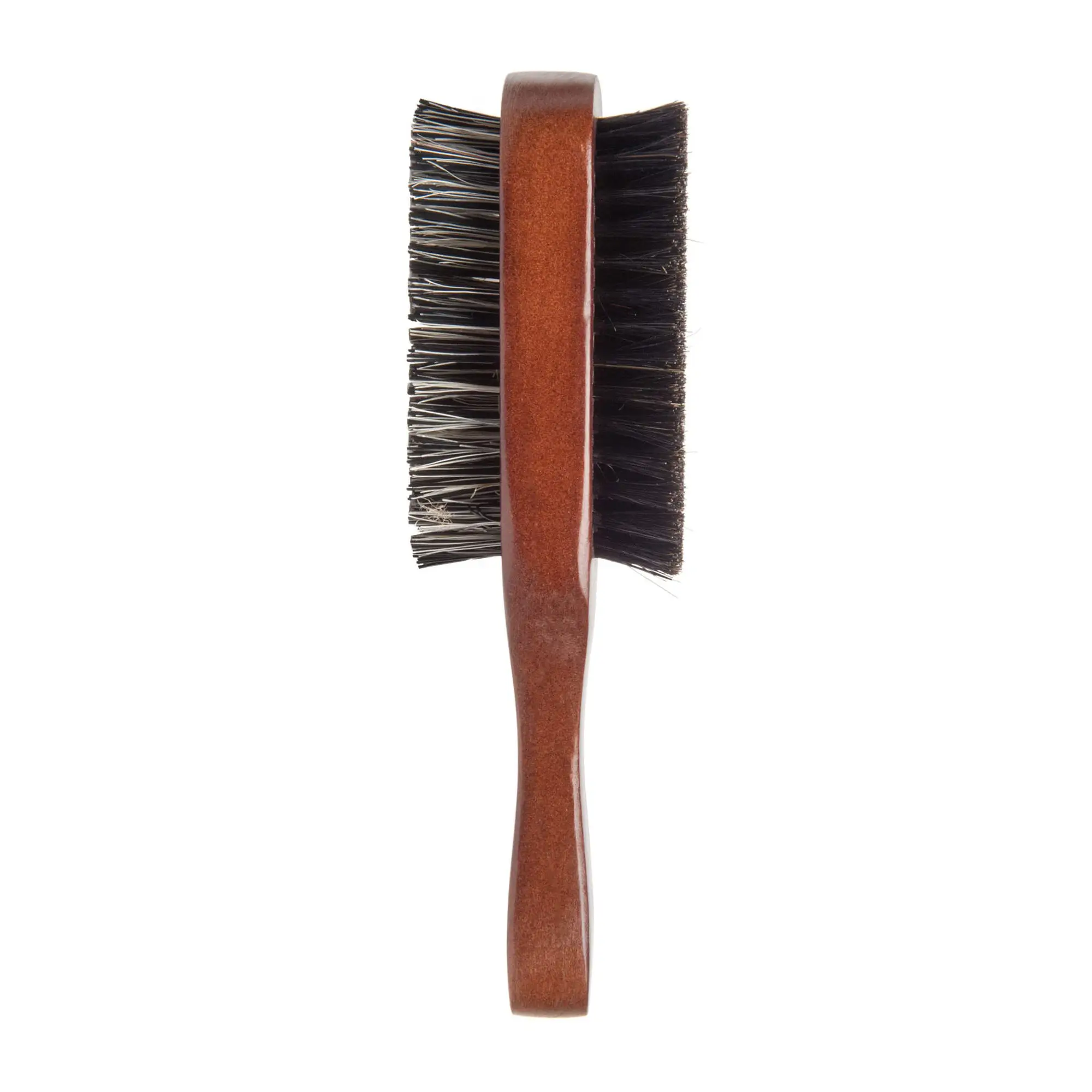 Natural Sandalwood Beard Brush and Comb Set Private Label Wooden Beard Comb Beard Kit
