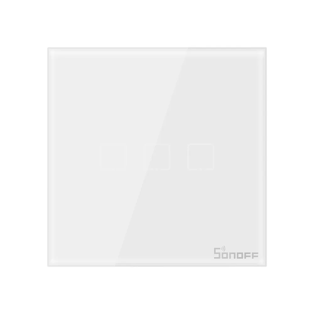  Интеллектуальный выключатель света SONOFF T1UK 3C TX Wi-Fi настенный 3 популярные Gang RF приложение голосовое сенсорное управление автоматизации 