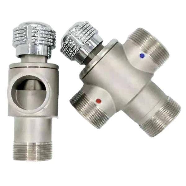 
1-1/4 inch 3 way Thermostatic Mixing Valve Applied to central heating system 