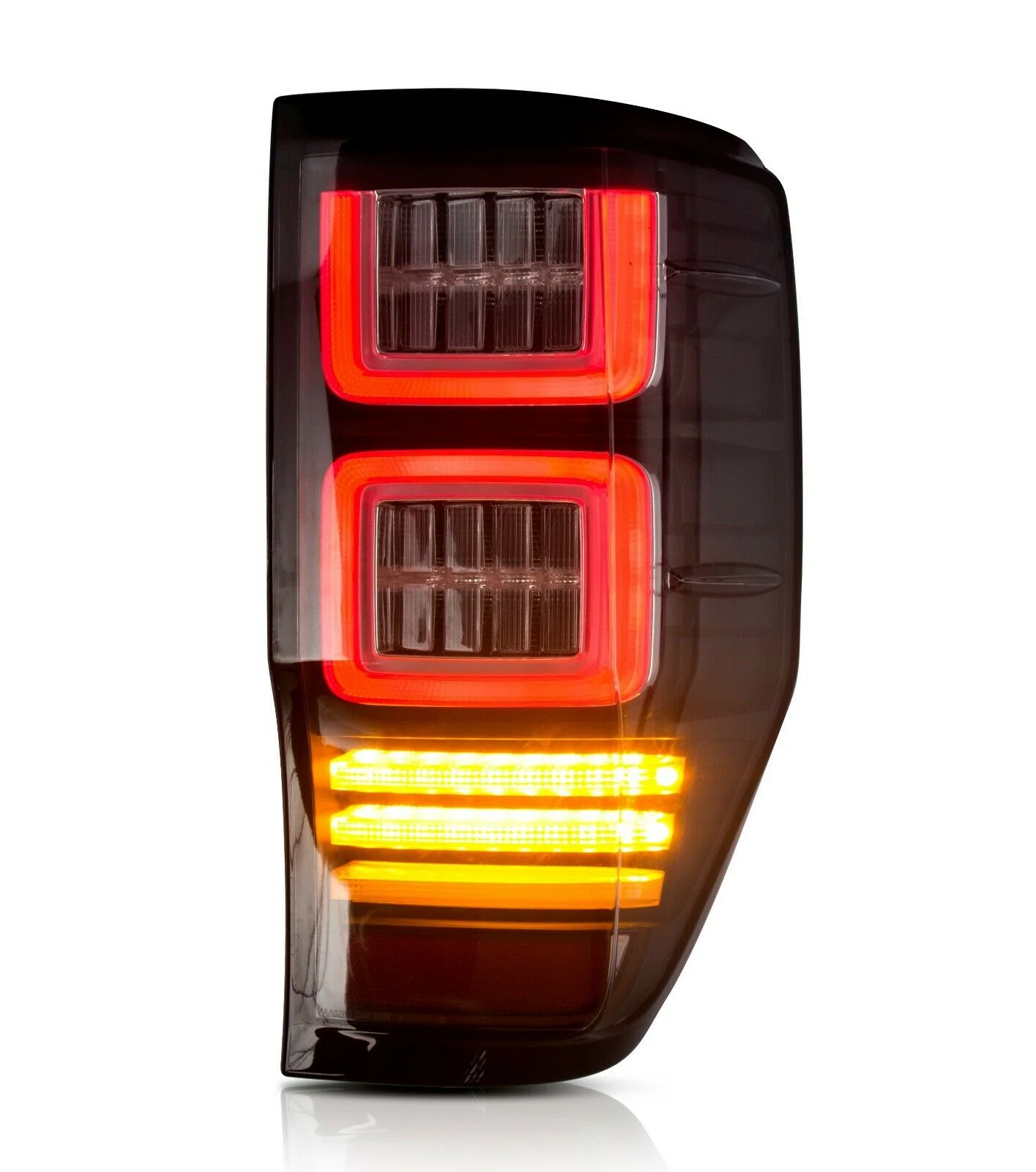 YBJ car accessories rear Driving + Brake+Turning+fog+reverse light For Ranger T6 Double Cab 2012-2015 LED taillight