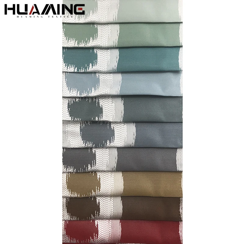 European Desgin Recycled 100% Polyester custom jacquard knit circle pattern print silk curtain fabric