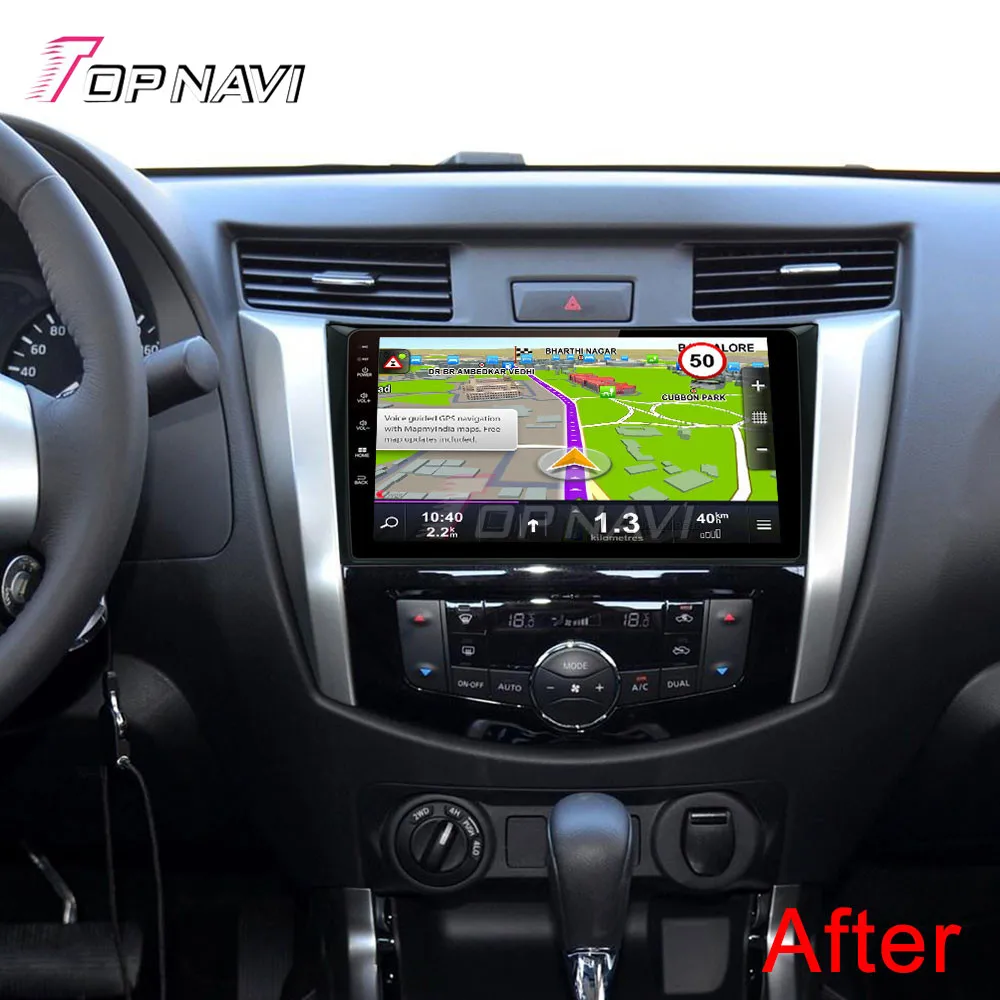 10.1 Inch Car Music GPS Multimedia Player For  2017 2018 2019 Nissan Navara Frontier NP300 Android 9.0 Auto Stereo Audio