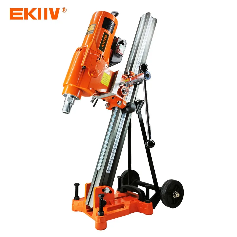 EKIIV OEM Reinforced Concrete Core Drill Machine 110/220V 50-60Hz 3 -Speed Gear Regulation Diamond Core Drill With Drill Stand