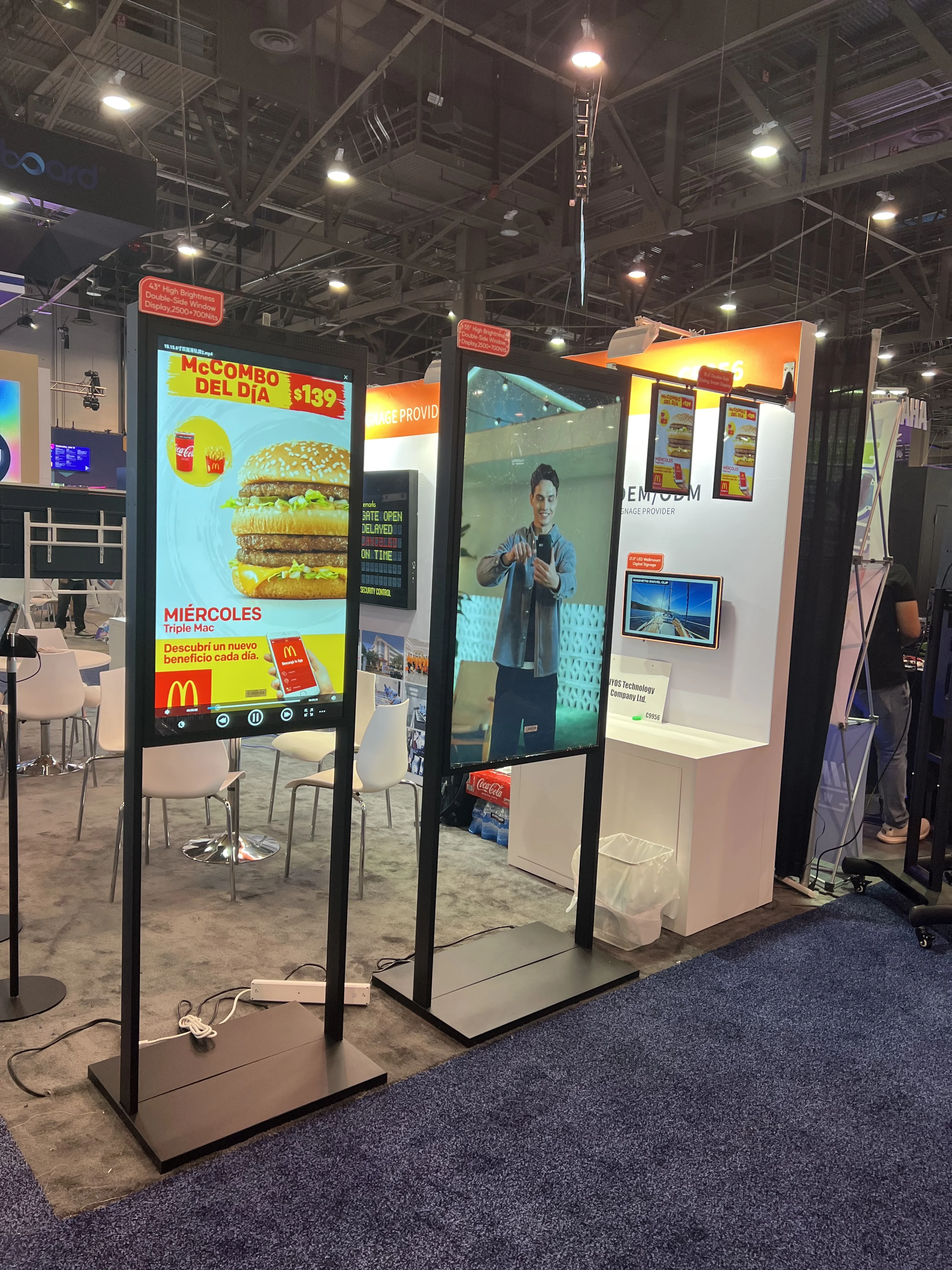 retail shop ultra thin horizontal display 32 43 55 inch android OS IPS panel ELED advertising digital signage and displays