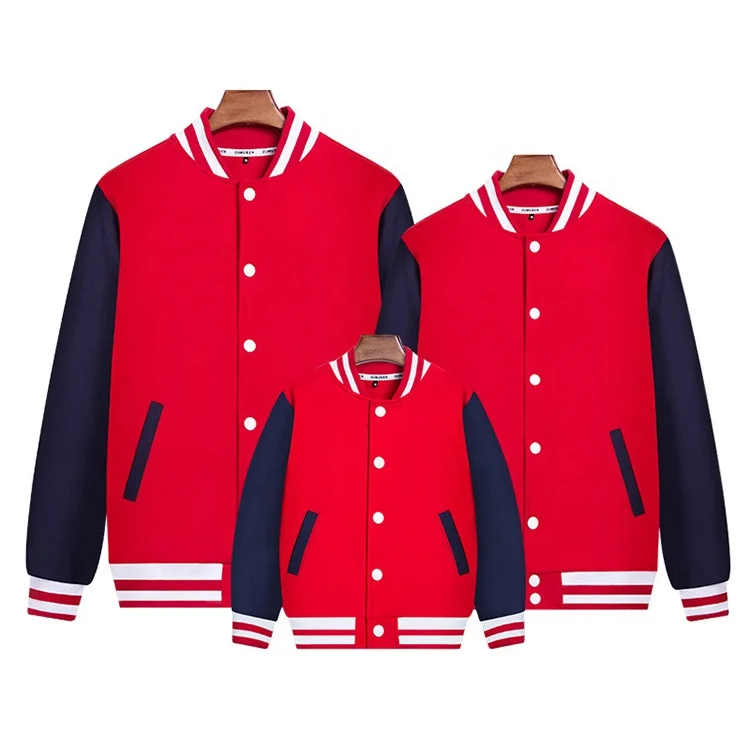 Low MOQ Custom Logo Mens Twill Winter Letterman Baseball Jacket